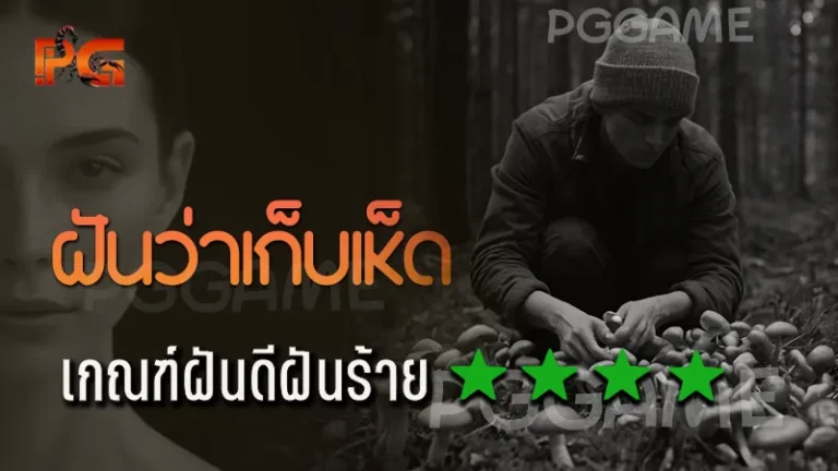 ฝันว่าเก็บเห็ด