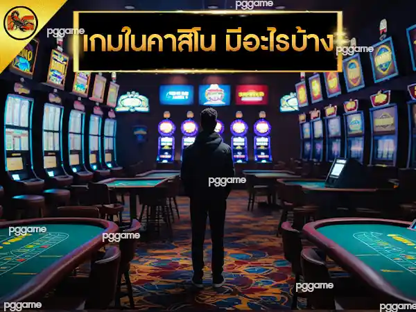 เกมในคาสิโน มีอะไรบ้าง