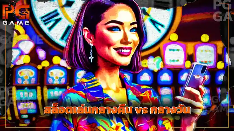 สล็อตเล่นกลางคืน vs กลางวัน