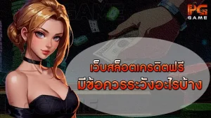 เว็บสล็อตเครดิตฟรี มีข้อควรระวังอะไรบ้าง