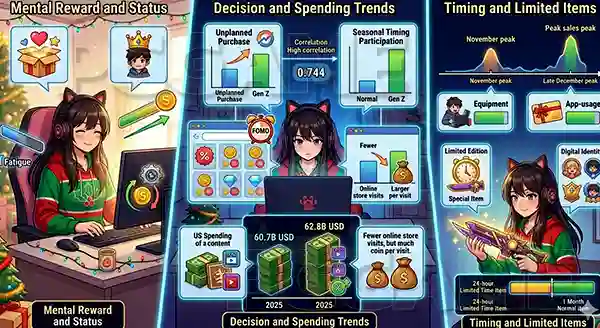 แนวโน้มพฤติกรรมผู้เล่น ช่วงวันหยุด